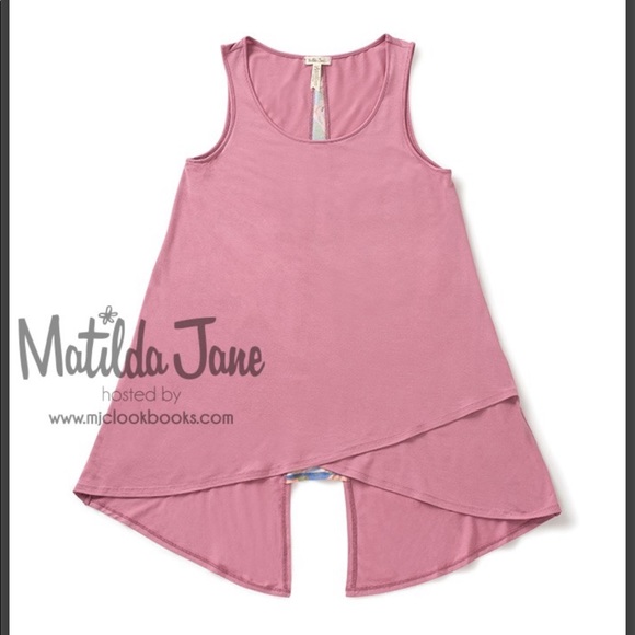 Matilda Jane size XL Secret Garden Tank- EUC